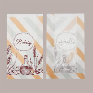 Sacchetto Carta Antigrasso Bianco con Finestra per Prodotti da Forno 21x31 cm 1000 pezzi [4be1ffa9]