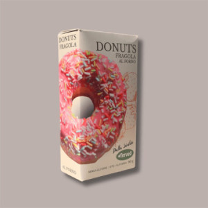 Donuts Ciambelline Senza Glutine con Glassa alla Fragola Artigianali 4 pezzi [dcdcaf79]