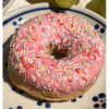 Donuts Ciambelline Senza Glutine con Glassa alla Fragola Artigianali 4 pezzi [b2e72d70]