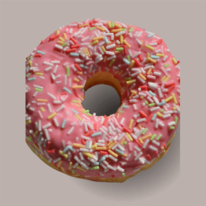 Donuts Ciambelline Senza Glutine con Glassa alla Fragola Artigianali 4 pezzi [b7b76a6e]
