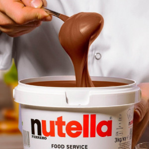 Nutella Crema Spalmabile in Barattolo da 3 Kg Ferrero 2 pezzi