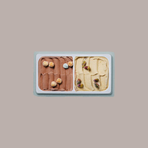 Cornice per Vaschetta Gelato Bigusto Impilo 500 gr in Polistirolo Riciclato Domogel 50 pezzi [605fcfe1]