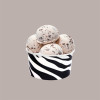 Coppette Gelato in Carta Bianco e Nero 160cc Impilabili Black&White 200 pezzi [759ed386]