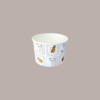 Coppetta Gelato Dessert Carta Grande Fantasia Silver 350cc 100 pezzi [eb8d7085]