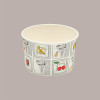 Coppetta Gelato Dessert Carta Grande Fantasia Silver 350cc 100 pezzi [4ed4031b]