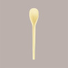 Cucchiaino Bio 12 cm Giallo in PLA Ideale per Gelato Frappè Yogurt Granita Ice Curvy S 1 kg [bc170069]
