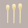 Cucchiaino Bio 12 cm Giallo in PLA Ideale per Gelato Frappè Yogurt Granita Ice Curvy S 1 kg [d22c8260]