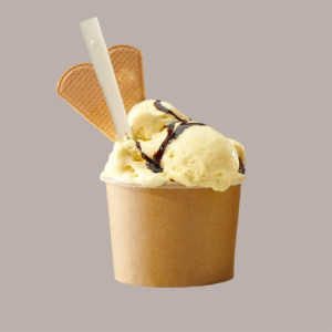 Cucchiaino Crema BIO PLA 15 cm Ideale per Gelato Yogurt Granita ALCAS 300 pezzi