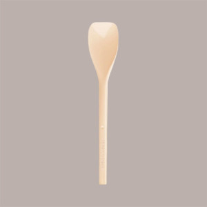 Cucchiaino Bio 14 cm Beige in PLA Ideale per Gelato Frappè Yogurt Granita Ice Cuba M 400 pezzi