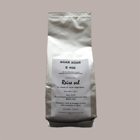 AGAR AGAR E 406 Alternativa Vegana alla Gelatina REIRE 1 Kg [6ac9ca12]