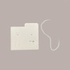 Scatola Mini Casetta con Cordino in Carta Fibra Bianco Ideale per Confetti 80x80x75 mm 20 pezzi [02e8d78d]