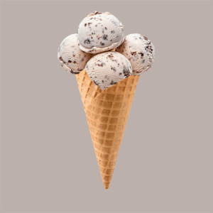 Cialdone Cartoccio Cono per Gelato Senza Glutine con Farina di Riso Italcialde Diametro Bocca 95 mm H 165 mm 162 pezzi