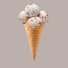 Cialdone Cartoccio Cono per Gelato Senza Glutine con Farina di Riso Italcialde Diametro Bocca 95 mm H 165 mm 162 pezz [e74c4f00]