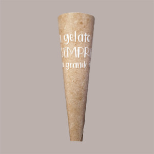 Pirottino Sottocono in Carta Marrone Kraft per Coni Gelato codice 1227 2560 pezzi [4844435e]