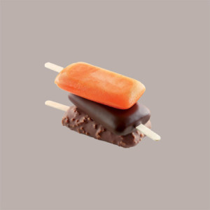 L'ITALIANO Kit per Creare Gelati e Ghiaccioli su Stecco, 2 Grandezze e 100 Stecchi di Legno