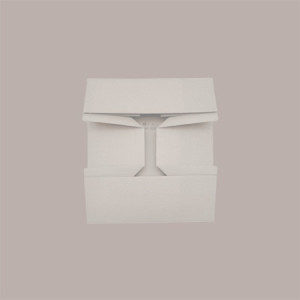 Scatola in Carta Kraft Bianca Porta Torta Paste o Porta Oggetti 390x290x100mm 10 Pezzi