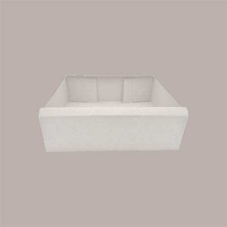 Scatola in Carta Kraft Bianca Porta Torta Paste o Porta Oggetti 390x390x100mm 10 Pezzi [d5504e9d]