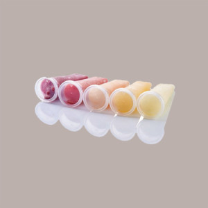 Espositore Plexiglass per Stampi Ghiaccioli Icetube Calippo Fruitube 15 Sedi per Vaschetta Gelato 160x360mm 1 pezzo