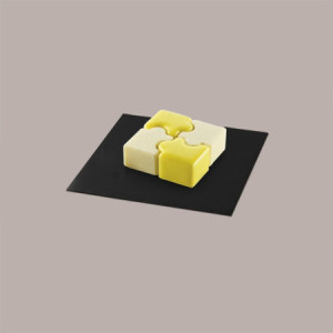 Tavoletta Vassoio Rigido Sottotorta Dolce in Cartoncino Alimentare Bianco Nero 26x26 cm 10 Kg [dbfbaaa9]