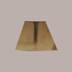Sottotorta Vassoio Rettangolare Cartone Liscio Tavoletta Oro Nero Usa e Getta 30x40cm 10 Kg [8bdb330a]
