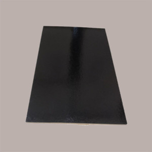 Sottotorta Vassoio Rettangolare Cartone Liscio Tavoletta Oro Nero Usa e Getta 30x40cm 10 Kg