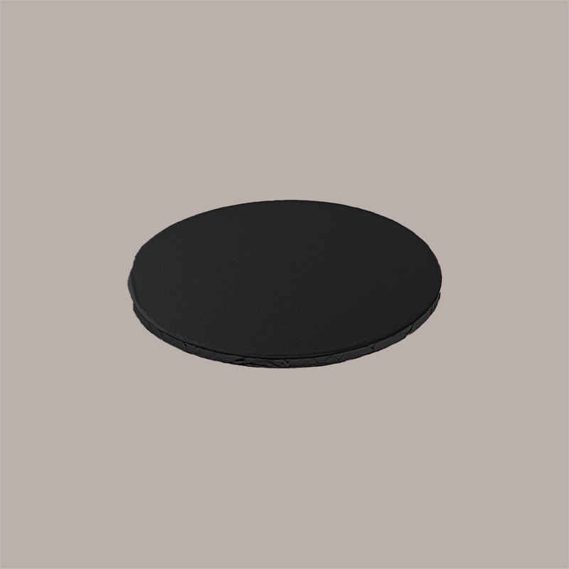 Sottotorta Tondo Alto Ideale per Cake Design in Cartoncino Rigido Nero Dm 20H1 cm 3 pezzi [3af4f277]
