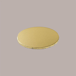 Sottotorta Tondo Alto Ideale per Cake Design in Cartoncino Rigido Oro Dm 25H1 cm 3 pezzi [fccbbd83]