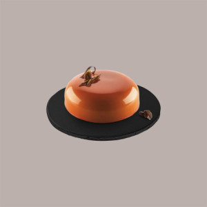 Sottotorta Tondo Alto Ideale per Cake Design in Cartoncino Rigido Nero Dm 30H1 cm 3 pezzi