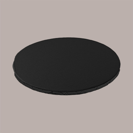 Sottotorta Tondo Alto Ideale per Cake Design in Cartoncino Rigido Nero Dm 40H1 cm 2 pezzi [5a1f3414]