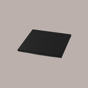 Sottotorta Quadrato Alto Ideale per Cake Design in Cartoncino Rigido Nero 30x30 cm 3 pezzi [5c14f5c4]