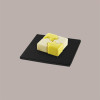 Sottotorta Quadrato Alto Ideale per Cake Design in Cartoncino Rigido Nero 30x30 cm 3 pezzi [8532b6c9]