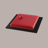 Sottotorta Quadrato Alto Ideale per Cake Design in Cartoncino Rigido Nero 30x30 cm 3 pezzi [377f30d3]