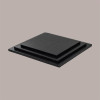 Sottotorta Quadrato Alto Ideale per Cake Design in Cartoncino Rigido Nero 45x45 cm 2 pezzi [d4e5c729]