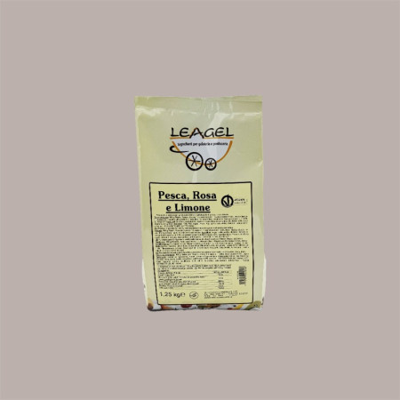 Easy al Gusto Pesca Rosa e Limone Preparato in Polvere per Gelato Leagel 1,25 Kg [9718dfce]
