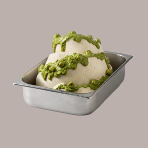 Variegato per Gelato Choco Pop Corn al Gusto Pistacchio con Pop Corn Leagel 4 Kg