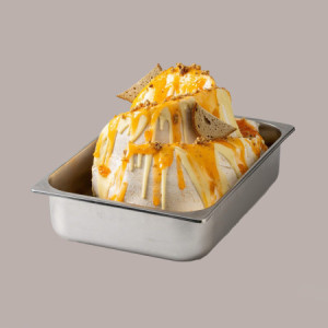 Variegato Salsa al Gusto di Burro Salato ideale per Gelato Leagel 3,5 Kg