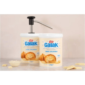 Crema Spalmabile Gusto Cioccolato Bianco Galak Nestlè Ideale per Farcitura Cornetti Dolci 1,2 Kg [a511d517]