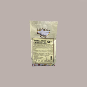 Easy al Gusto Mango Pesca e Semi di Chia Preparato in Polvere per Gelato Leagel 1,25 Kg [c1773757]