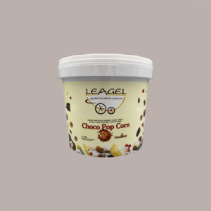 Variegato per Gelato Choco Pop Corn al Gusto Caramello con Pop Corn Leagel 4 Kg [98759abc]