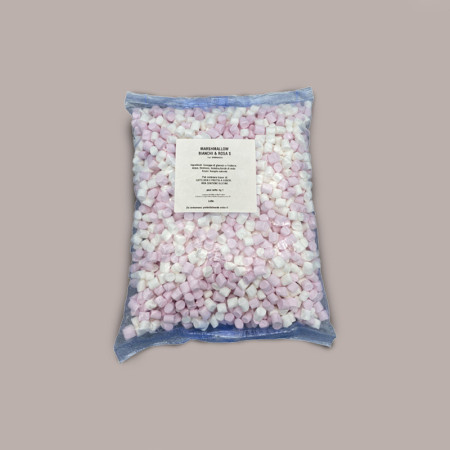 Marshmallow Mini Bianchi & Rosa Caramelle Gommose Senza Glutine Lucgel 1 Kg [a8432f61]