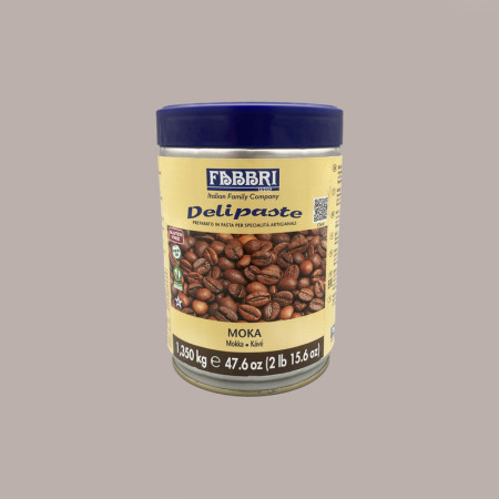Pasta Gusto Caffè Moka ideale per Gelato Dolci Delipaste Fabbri 1,35 Kg [ef6a4516]
