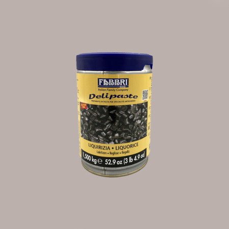 Pasta Gusto Liquirizia ideale per Gelato Dolci Delipaste Fabbri 1,5 Kg [e133f415]