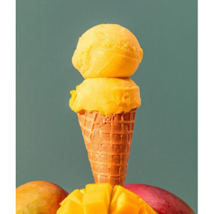 Pasta Frutta Concentrata al Gusto di Mango ideale per Gelato Dolci Leagel 3,5 Kg