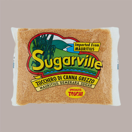Zucchero di Canna Grezzo Qualità Mauritius Sugarville Toschi 500 gr [3801cd5e]