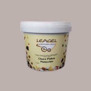 Variegato Choco Flakes al Pistacchio per Gelato Yogurt Leagel 4 Kg [04e6303c]