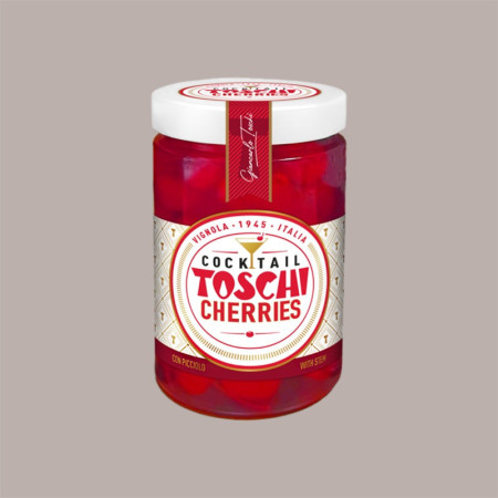 Vaso Ciliegie Rosse con Gambo Lungo allo Sciroppo TOSCHI 630 gr [6aea2cb0]