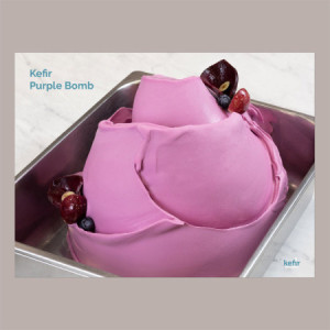 Preparato Polvere Gusto KEFIR Purple Bomb Gelato Leagel 1 Kg