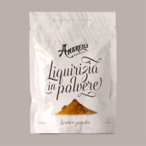 Liquirizia in Polvere 3/6% AMARELLI ideale per Dolci Gelati Infusi 500 gr [4247b71d]