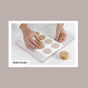Biscotto Gelato Rotondo al Cacao Extra Dark BREAK&GO 560 Pezzi [537679c9]