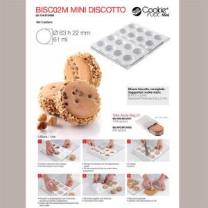 Biscotto Gelato Rotondo al Cacao Extra Dark BREAK&GO 560 Pezzi [f31e3a1a]